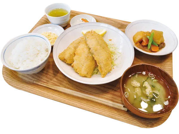 朝獲れ！“ふわとろ”アジフライ定食