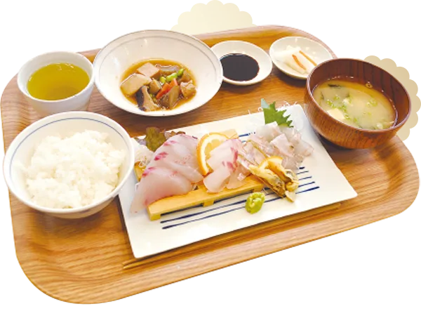 魚市場 さしみ定食（1日10食限定・午前10時より）