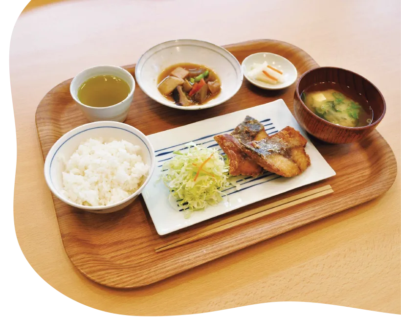佐世保魚市場の食堂 魚市場もったいない食堂の定食